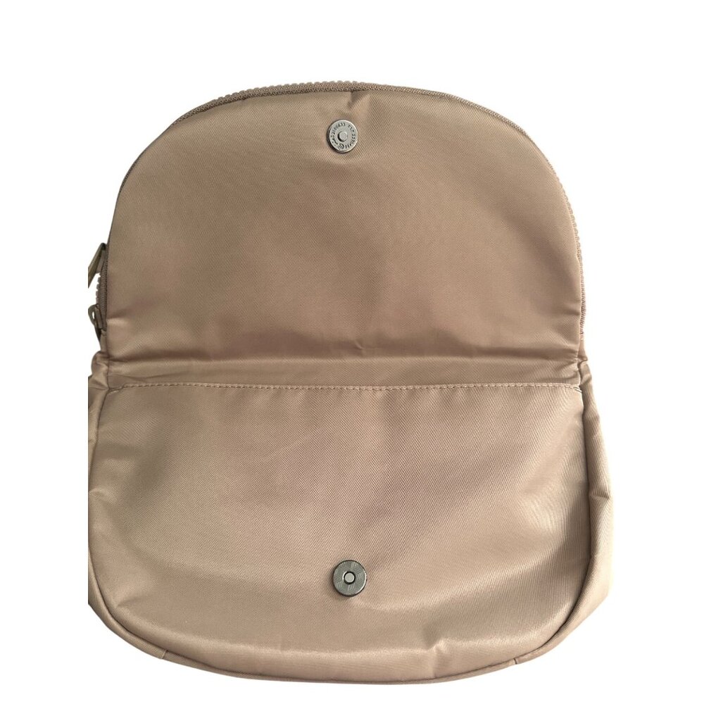 Lole Womens Beige Nylon Adjustable Crossbody Bag With Magnetic Closure & Zippere - Picture 8 of 12